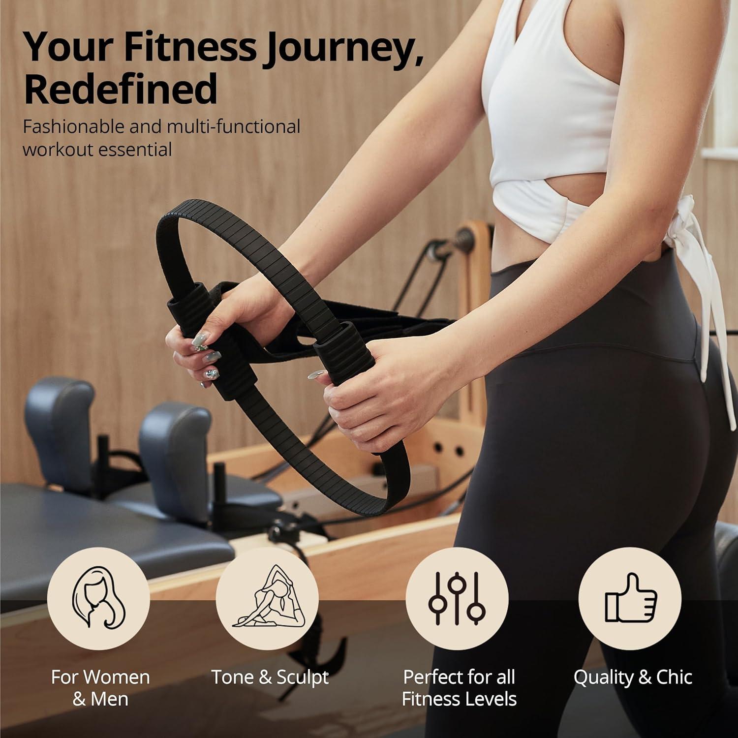 Anillo de Pilates Build & Fitness 34.3 cm Silicona y Fibra