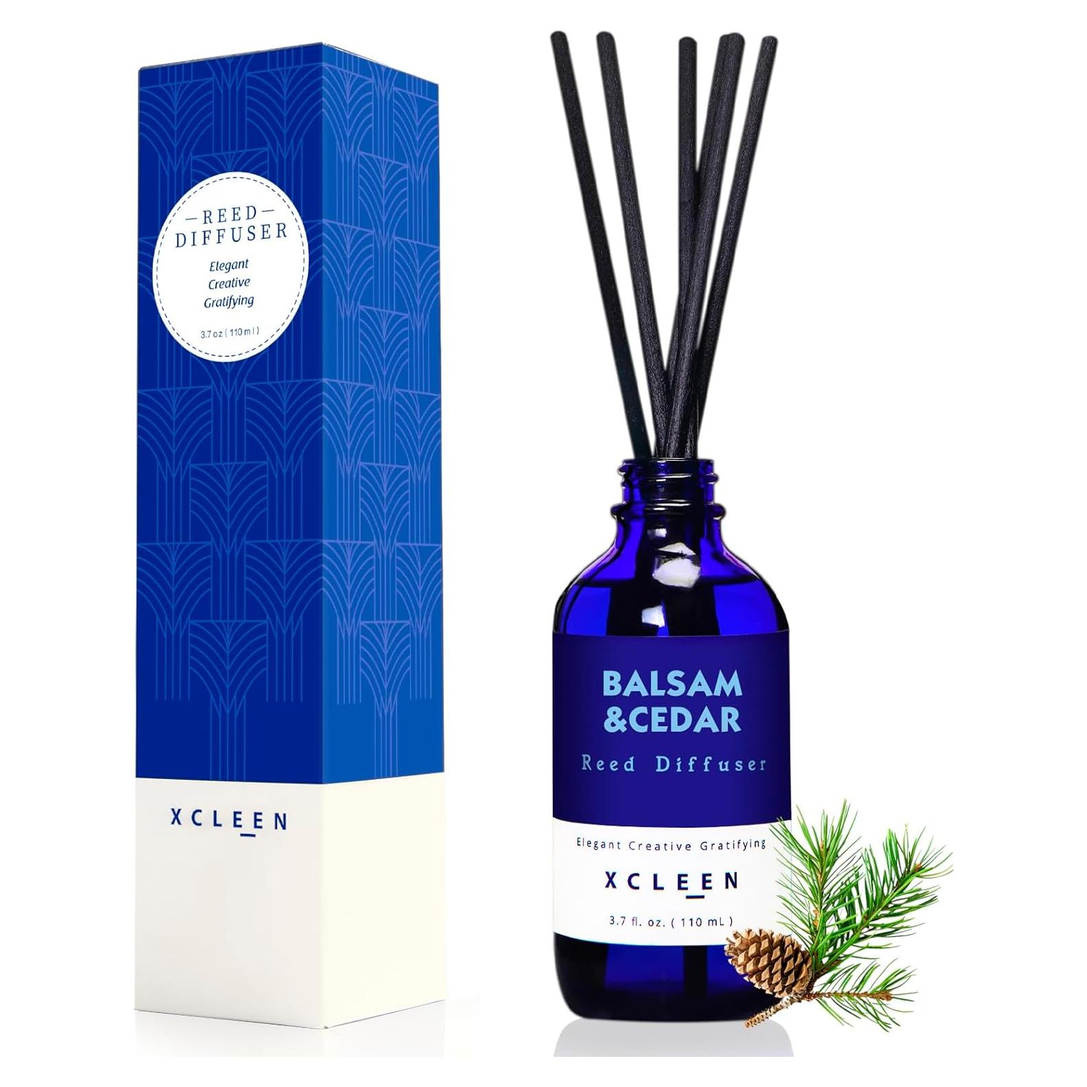 Difusor de caña Xcleen 110 ml Balsamo y Cedro para hogar