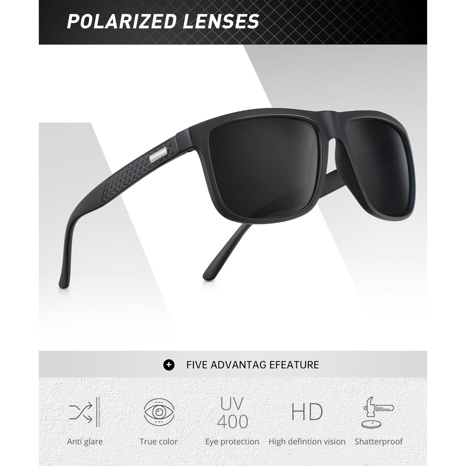 Gafas de sol KALIYADI polarizadas para hombre con protección UV