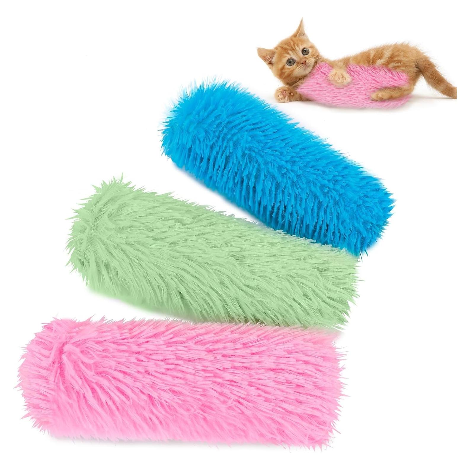 Juguetes para Gatos SINROBO - Almohadas Catnip 3 Piezas