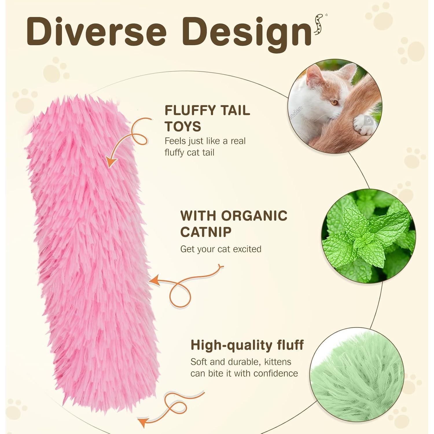 Juguetes para Gatos SINROBO - Almohadas Catnip 3 Piezas