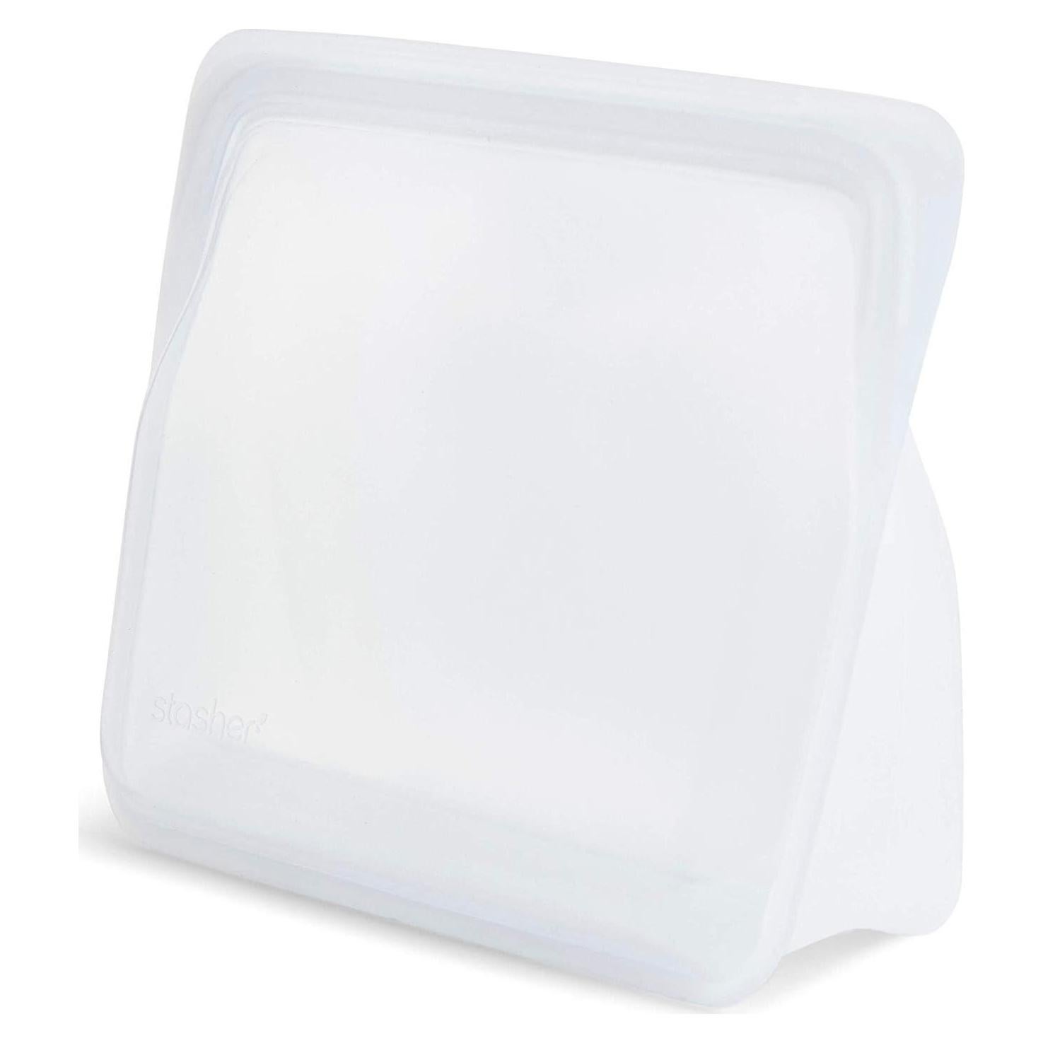 Bolsa de Silicona Reutilizable Stasher 1.65L Transparente