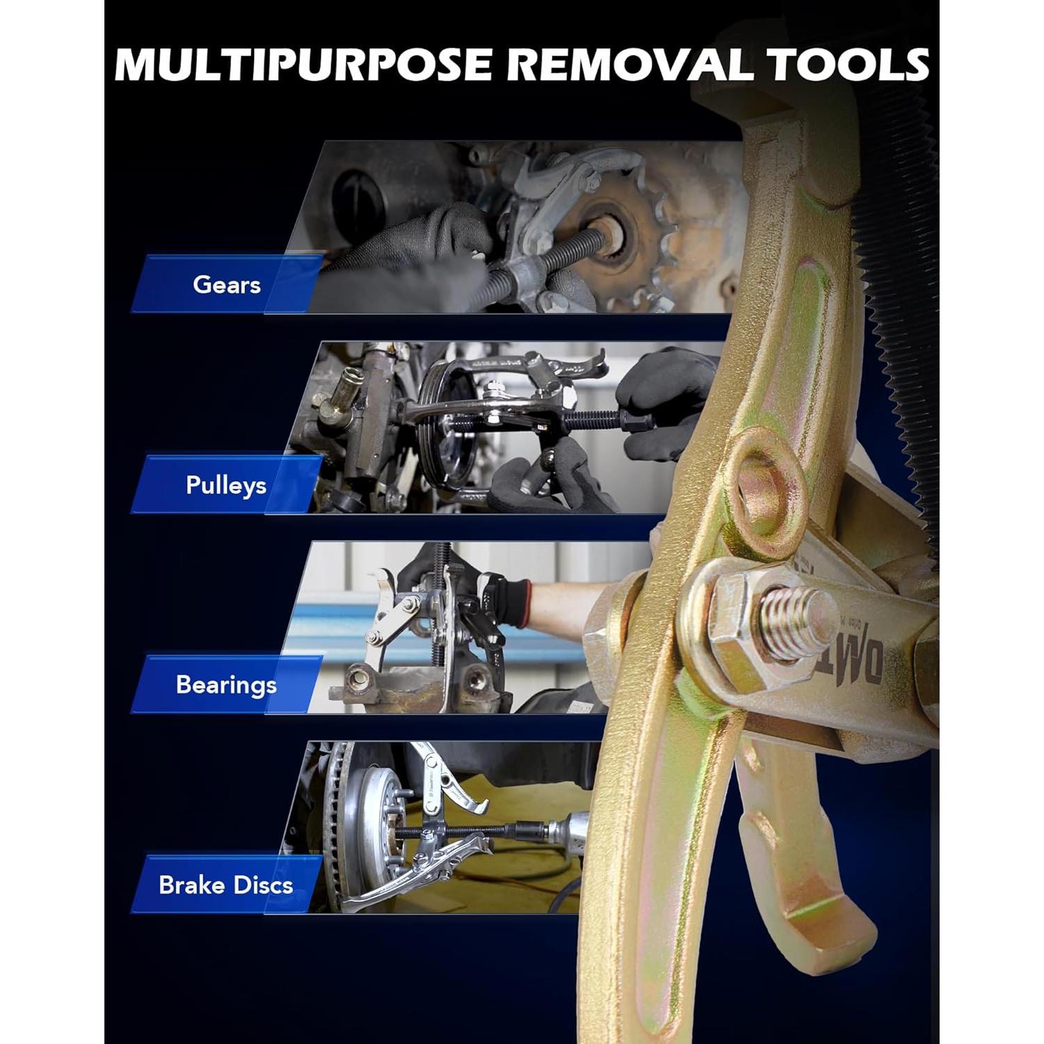 Juego de Extractores de Engranajes Orion Motor Tech 4 Pzas
