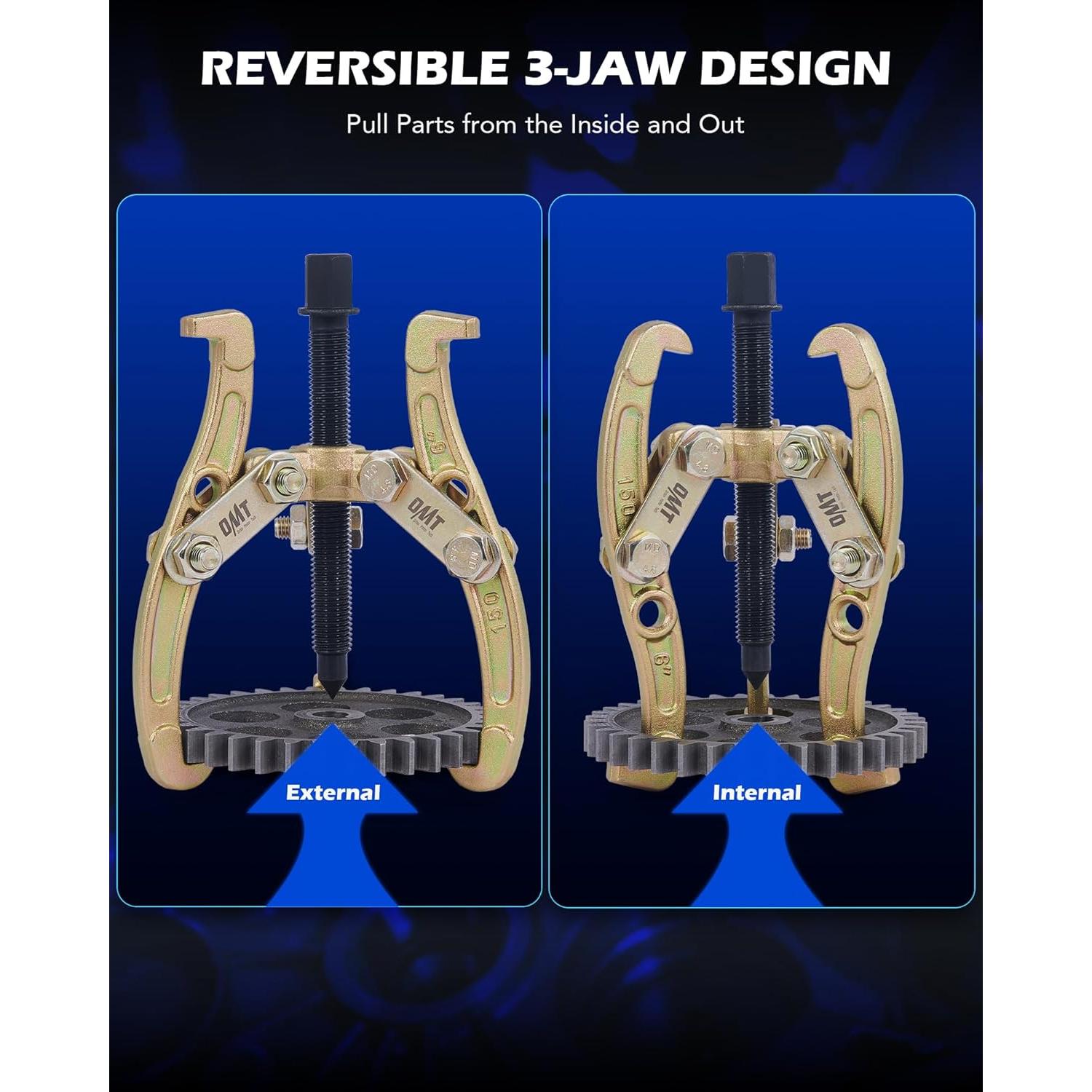 Juego de Extractores de Engranajes Orion Motor Tech 4 Pzas