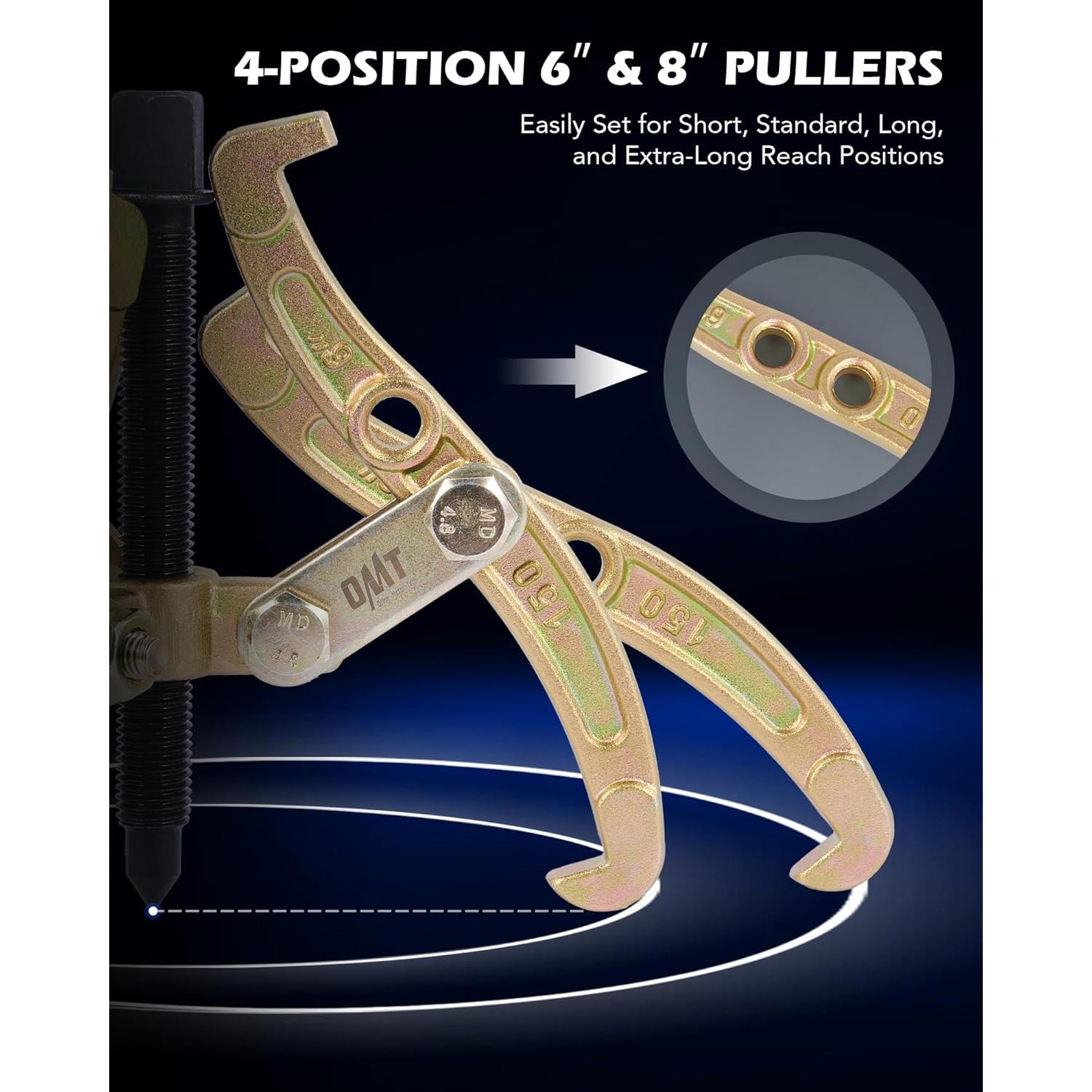 Juego de Extractores de Engranajes Orion Motor Tech 4 Pzas