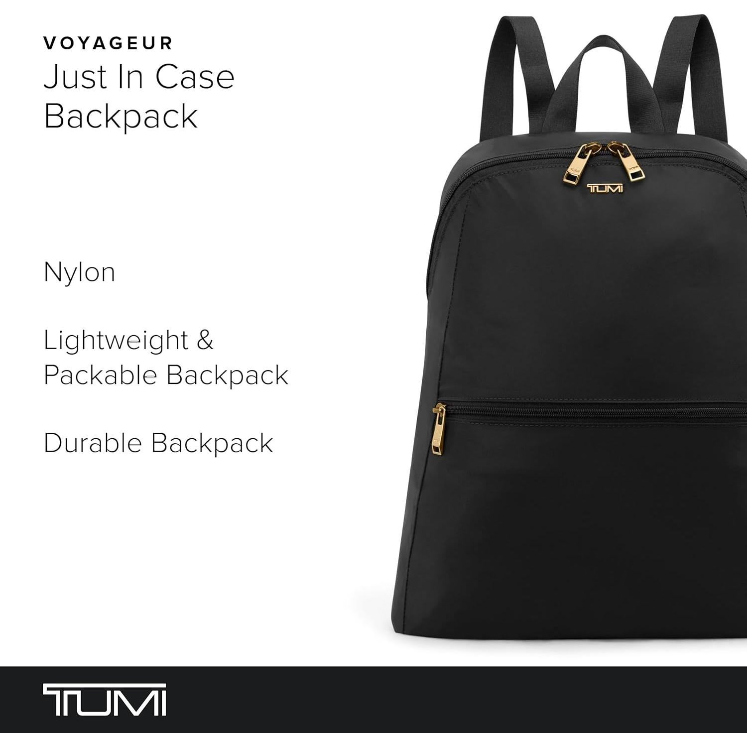Mochila Plegable TUMI Just In Case Negra 39.4x31.2x11.4 cm