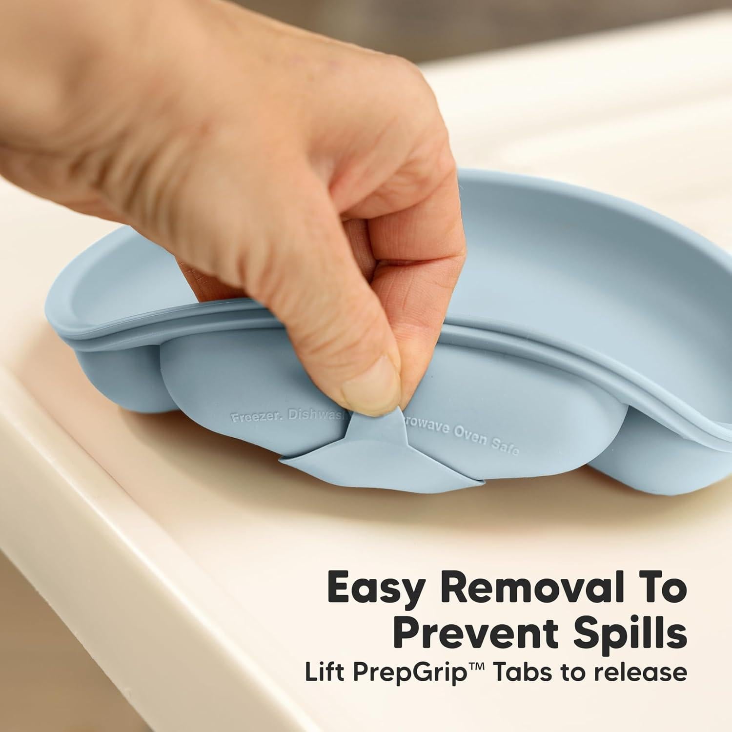 Platos de Succión de Silicona KeaBabies - 3 Unidades Alpes