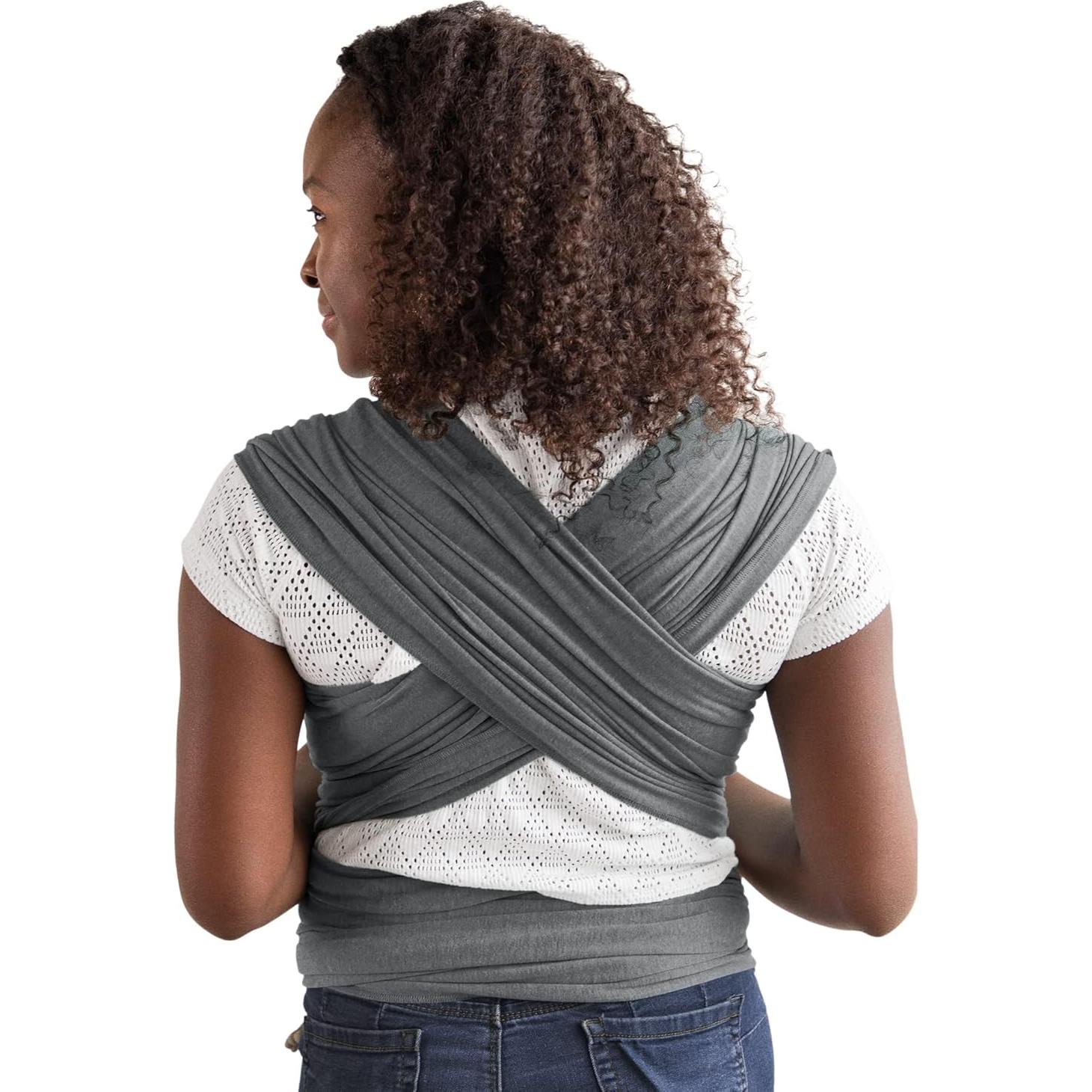 Portabebés tipo Sling Moby Baby Wrap Asfalto 3.6-15kg