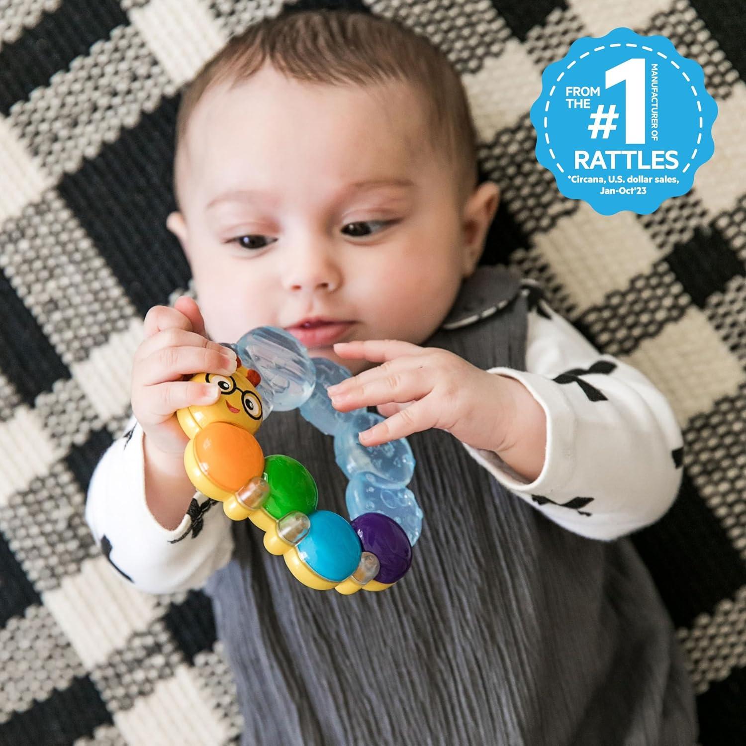 Sonajero Mordedor Frío Baby Einstein Teether-pillar 3 meses+