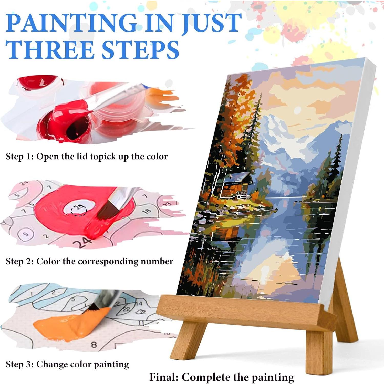 Kit de Pintura por Números PRASIO Adultos 40.6x50.8 cm