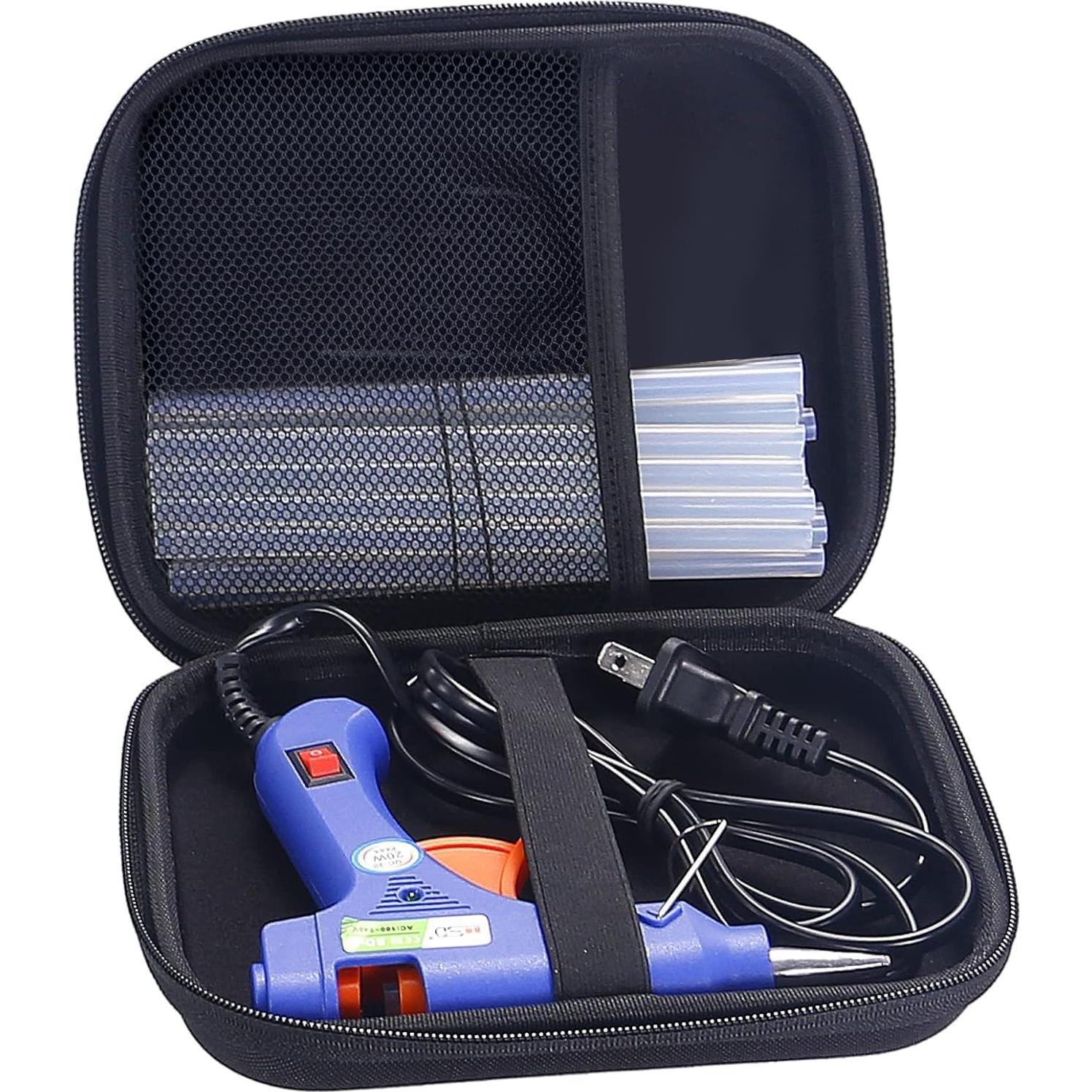 Pistola de Pegamento Caliente Glamgen 20W con 20 Barras