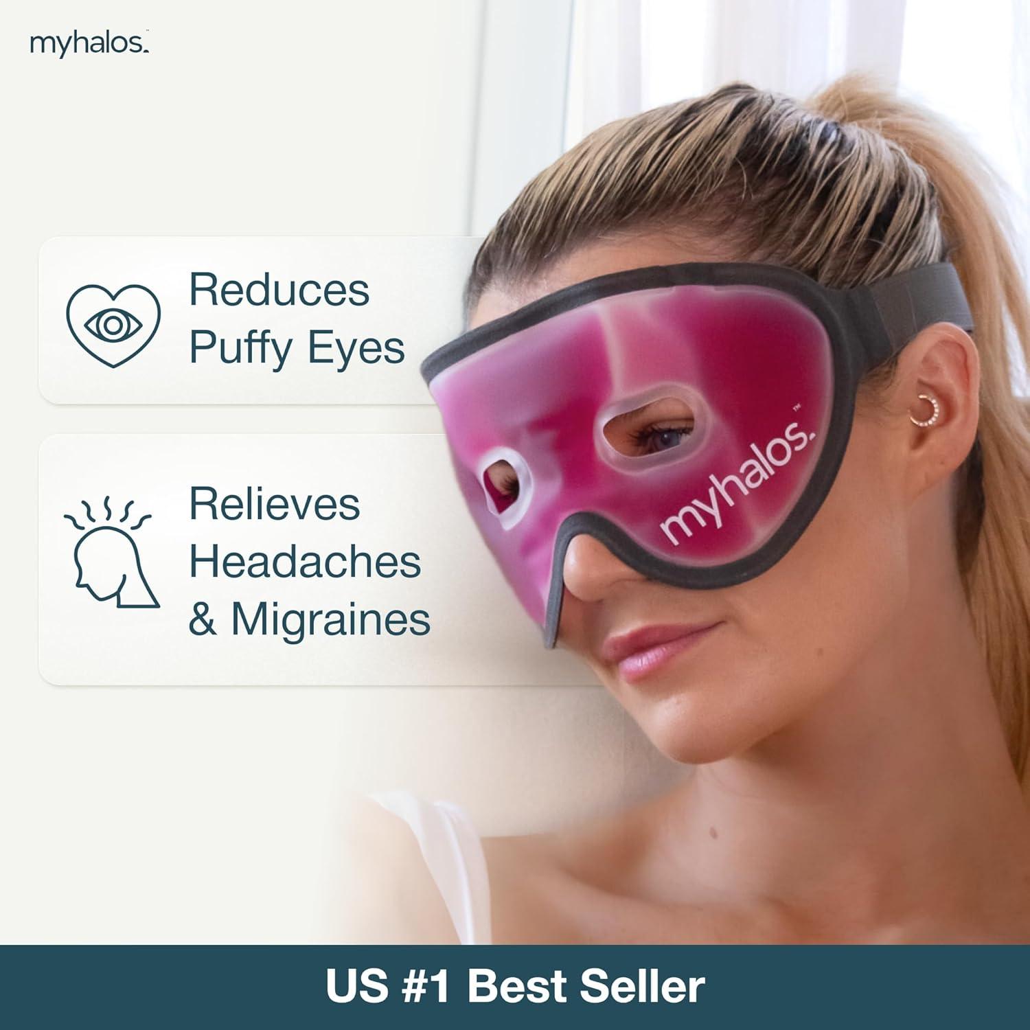 Máscara de Ojos Refrigerante HM - Gel Frío Reutilizable 26.8x11.6cm