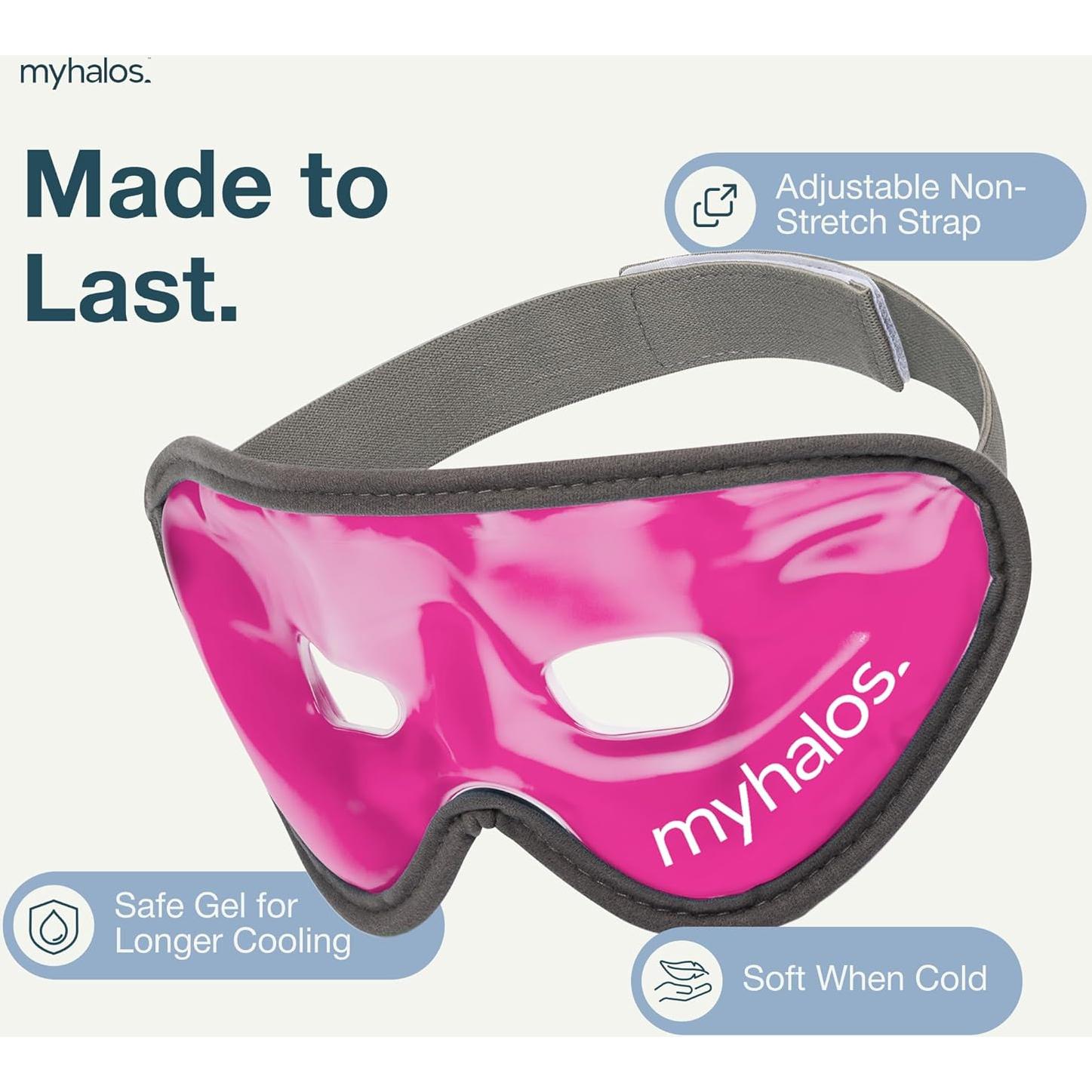 Máscara de Ojos Refrigerante HM - Gel Frío Reutilizable 26.8x11.6cm