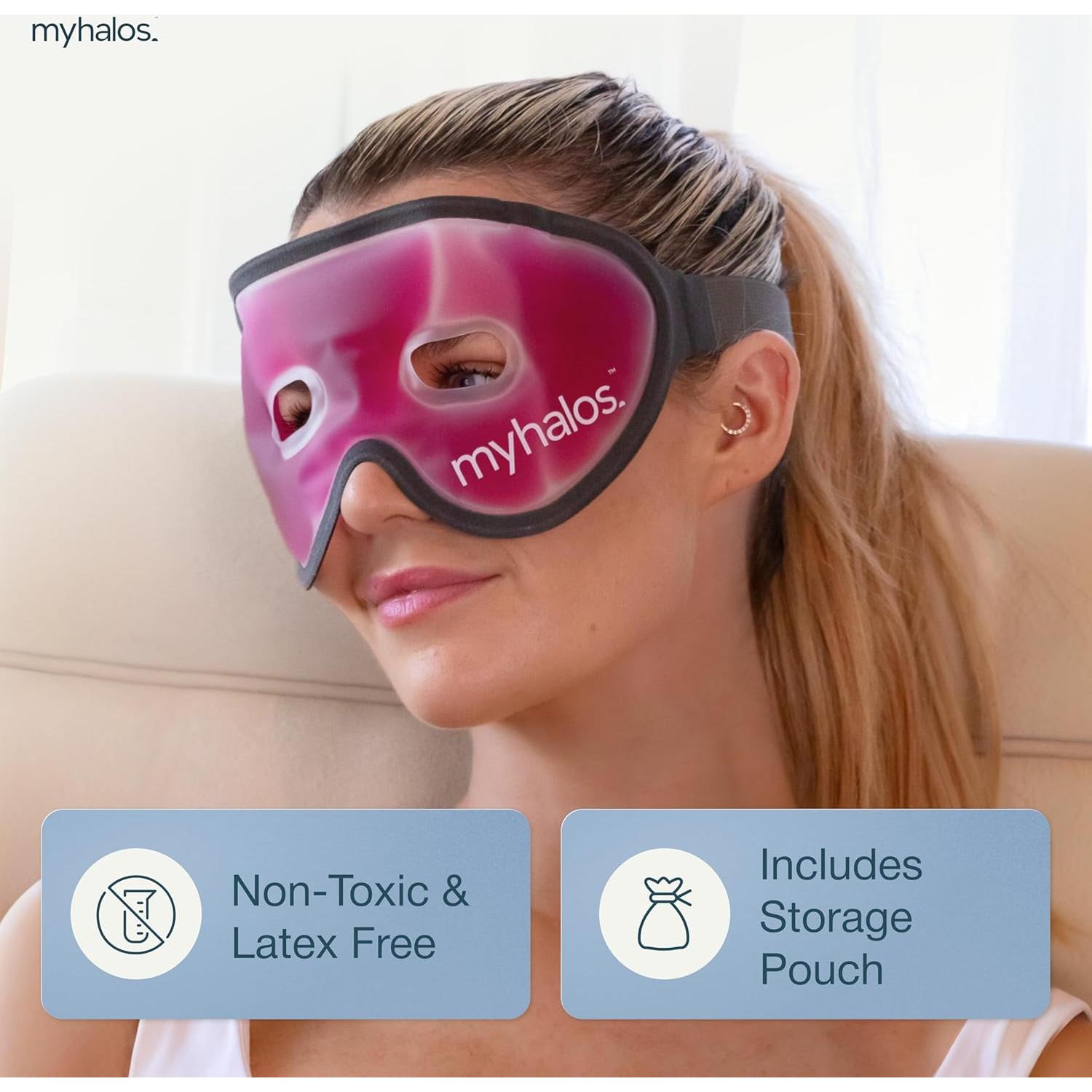 Máscara de Ojos Refrigerante HM - Gel Frío Reutilizable 26.8x11.6cm