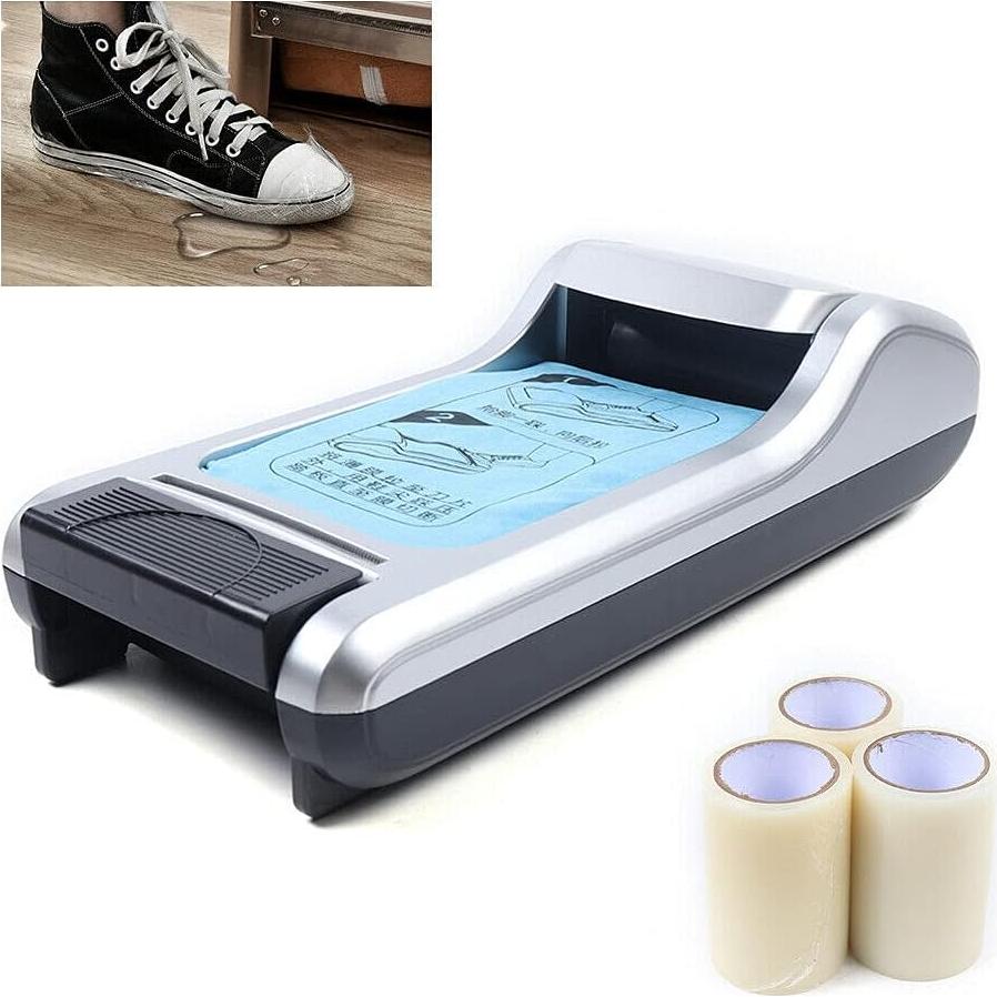 Dispensador Automático de Cubiertas de Zapatos Headery Gris