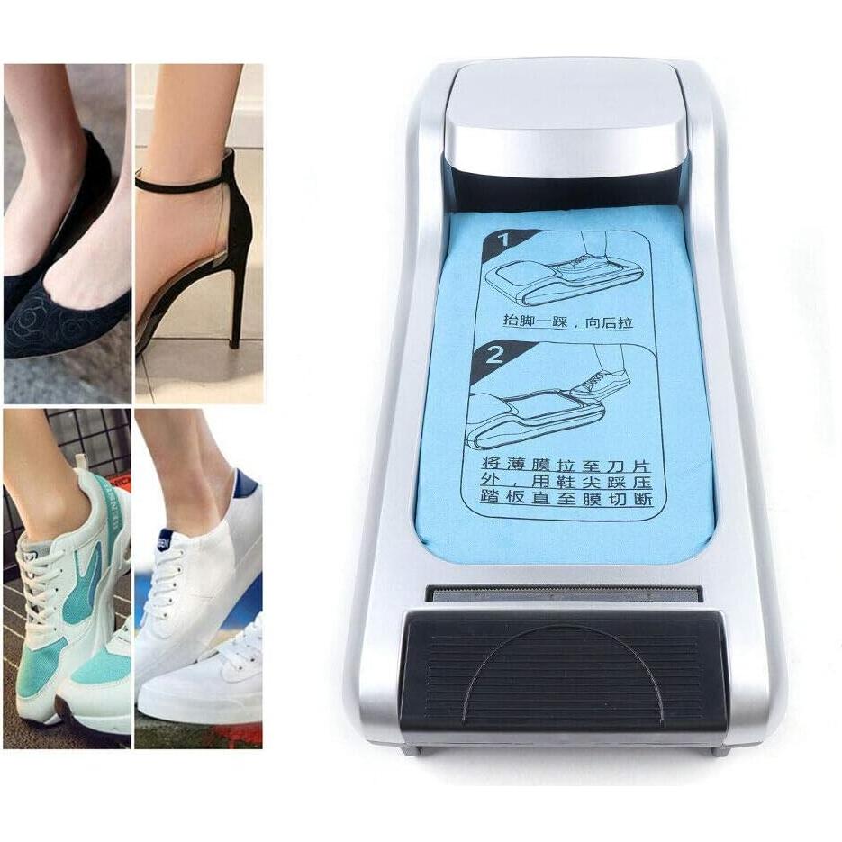 Dispensador Automático de Cubiertas de Zapatos Headery Gris