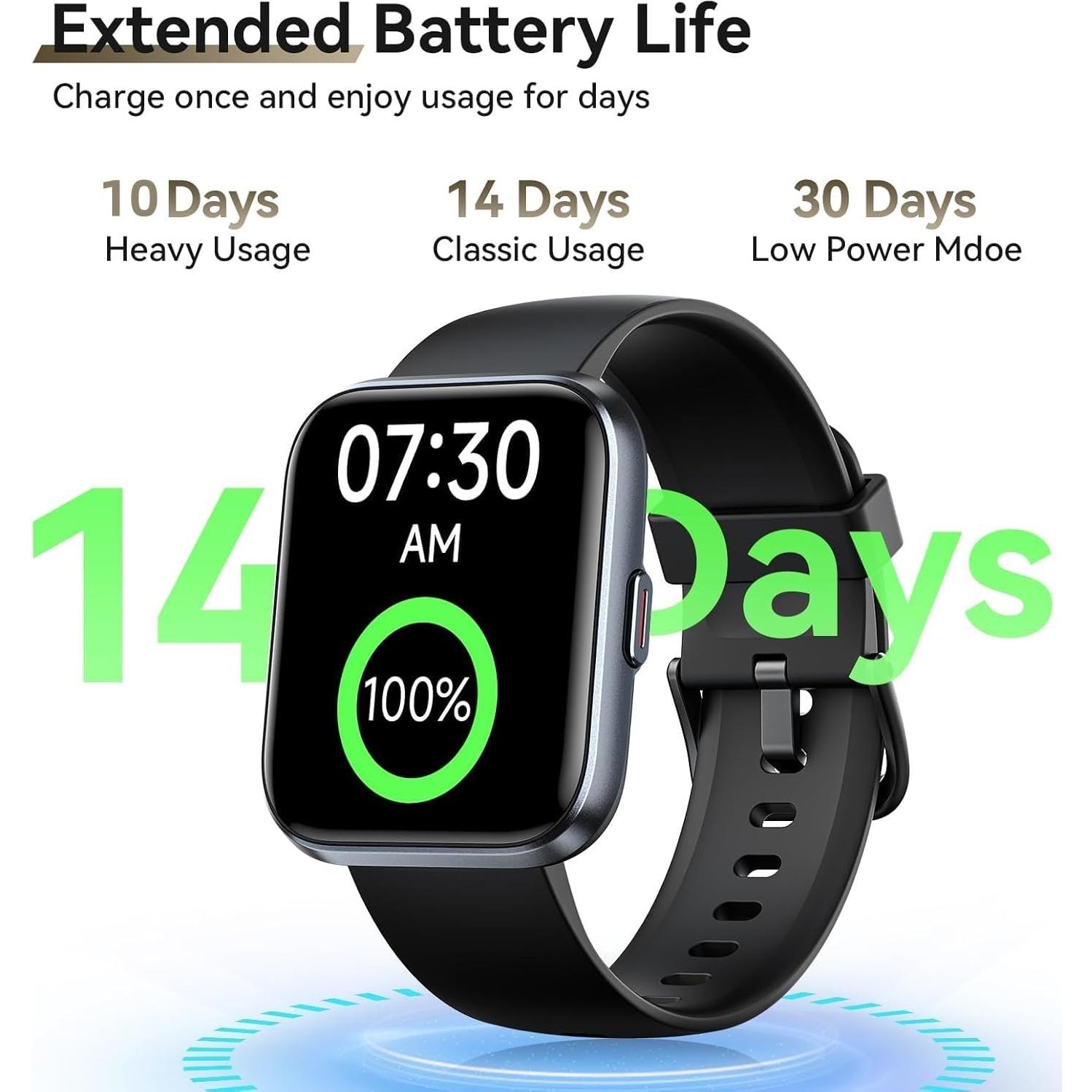 Reloj Inteligente Hingso ID208 Plus 1.85" Bluetooth Salud 24/7