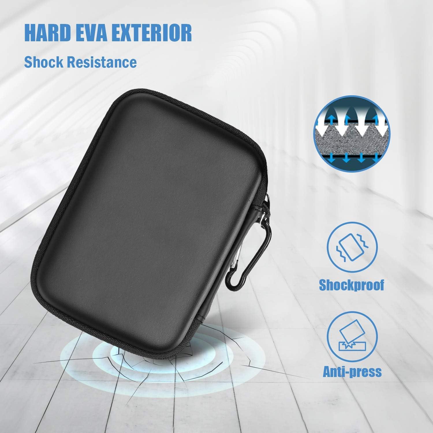 Funda Dura ProCase para Disco Duro Externo 2.5" Negro