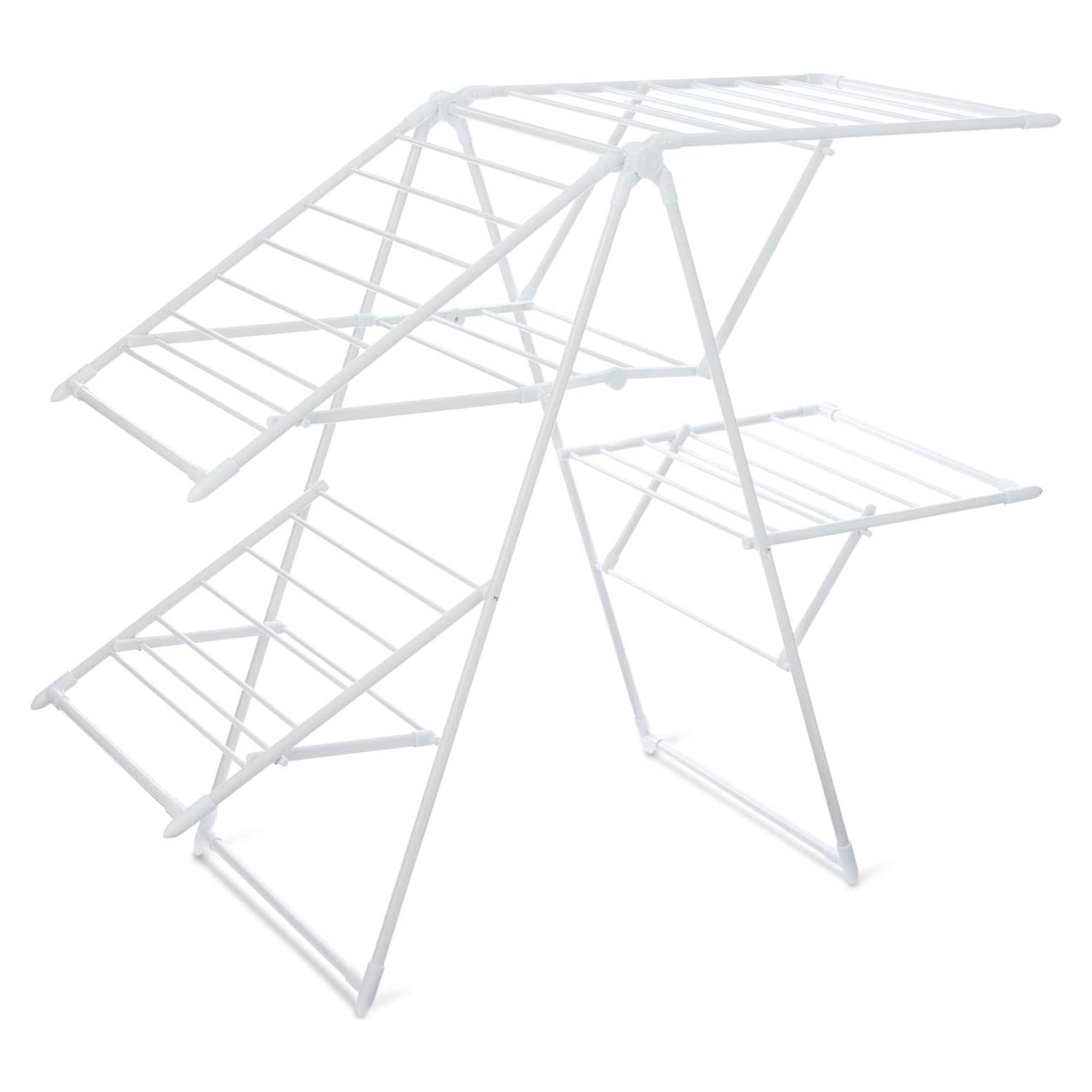 Estante de Secado de Ropa Plegable Amazon Basics 154.94x59.94 cm