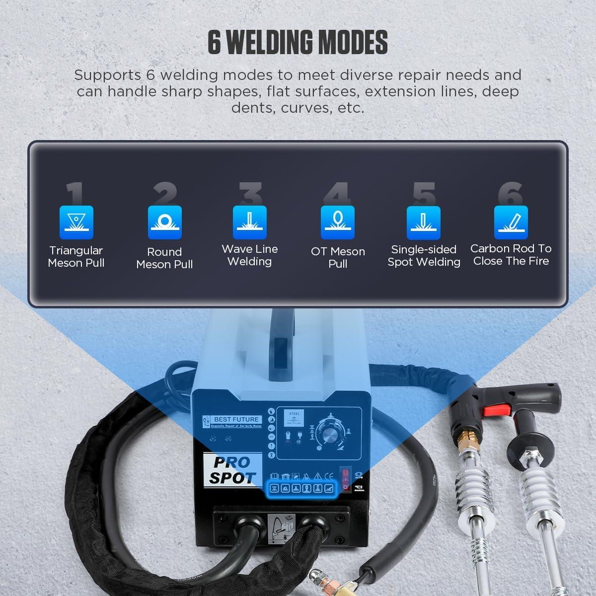 CMTOOL Soldador de Abolladuras 3000W 3800A con Accesorios