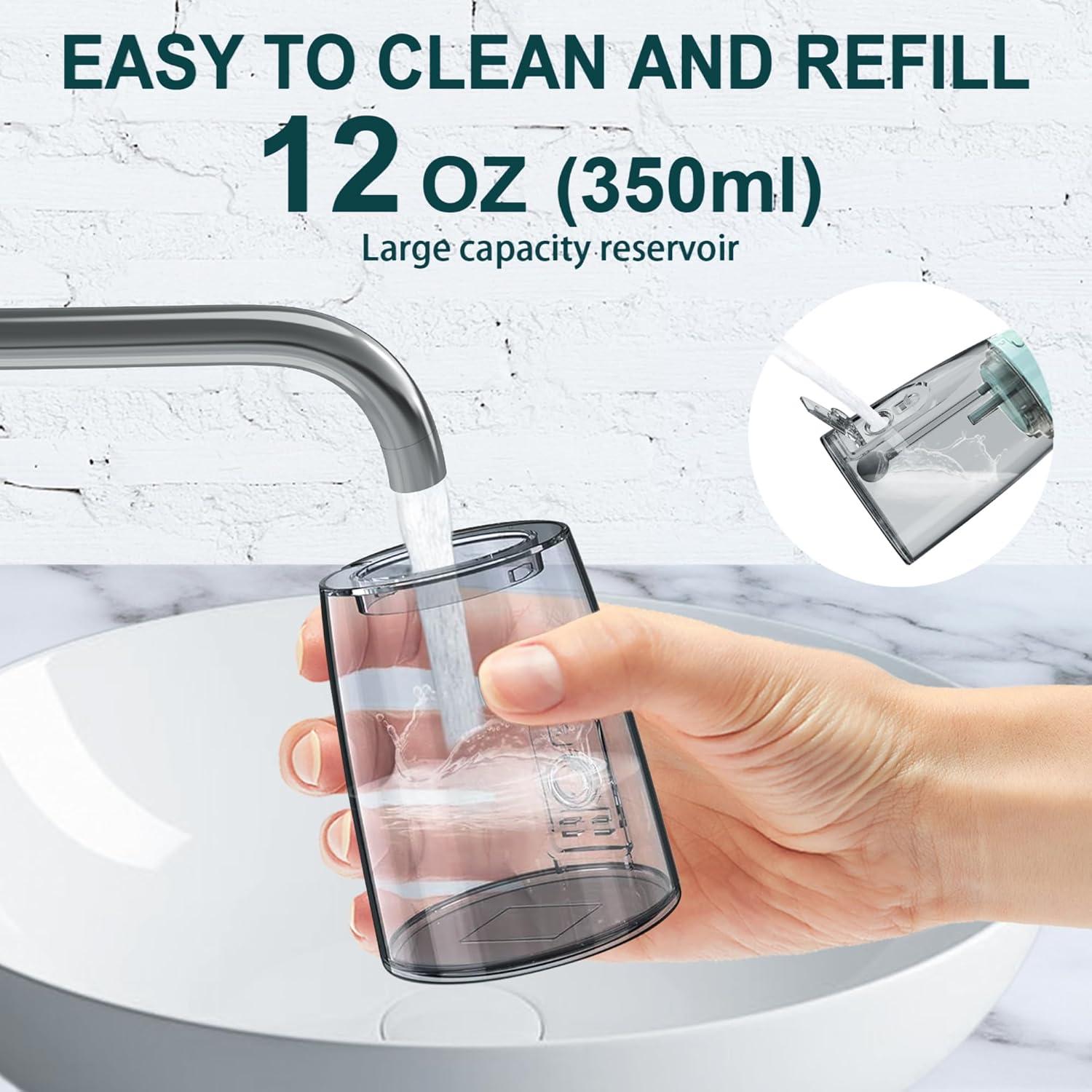 Irrigador Dental Inalámbrico MOCEL 350ml 5 Modos Verde