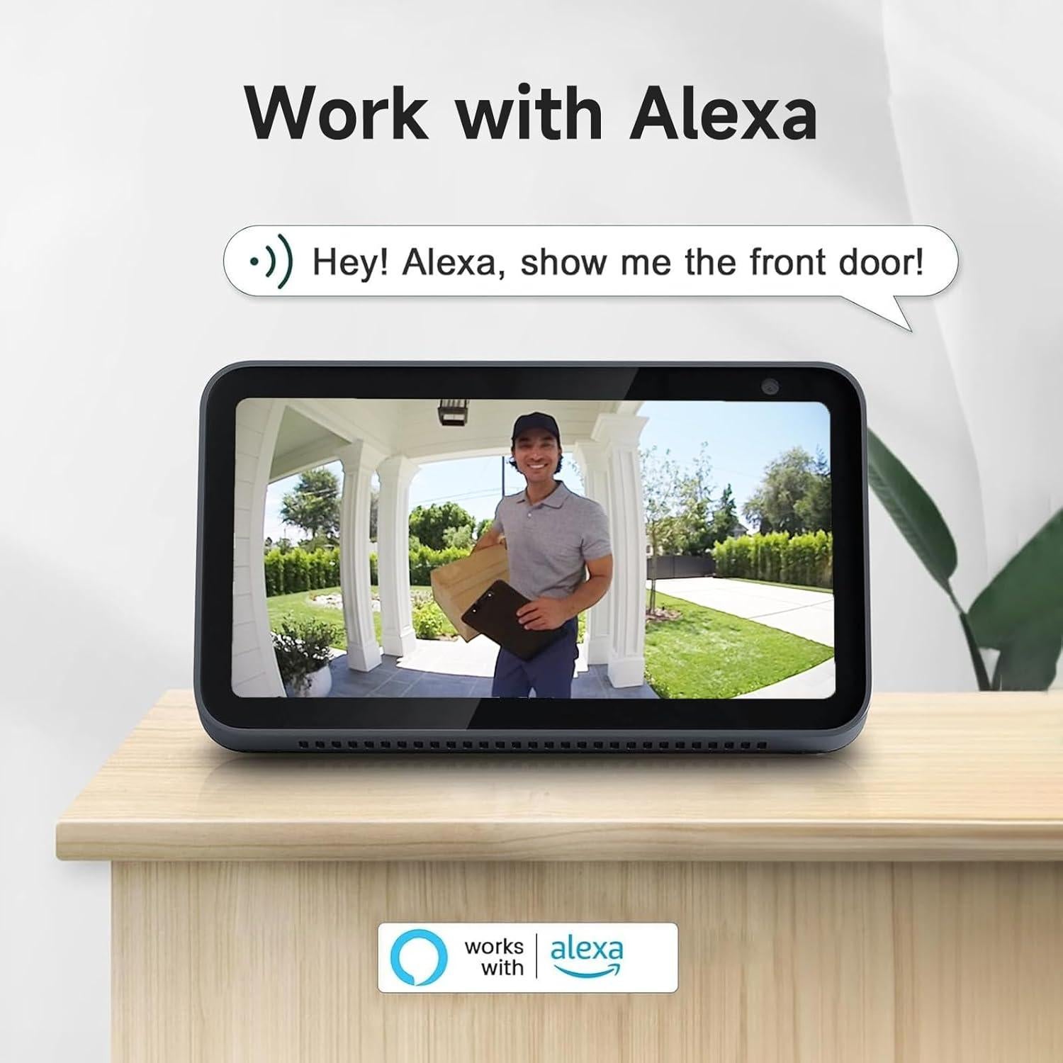 Cámara Timbre Video Inalámbrica 2K JAIOTlink con SD 64GB