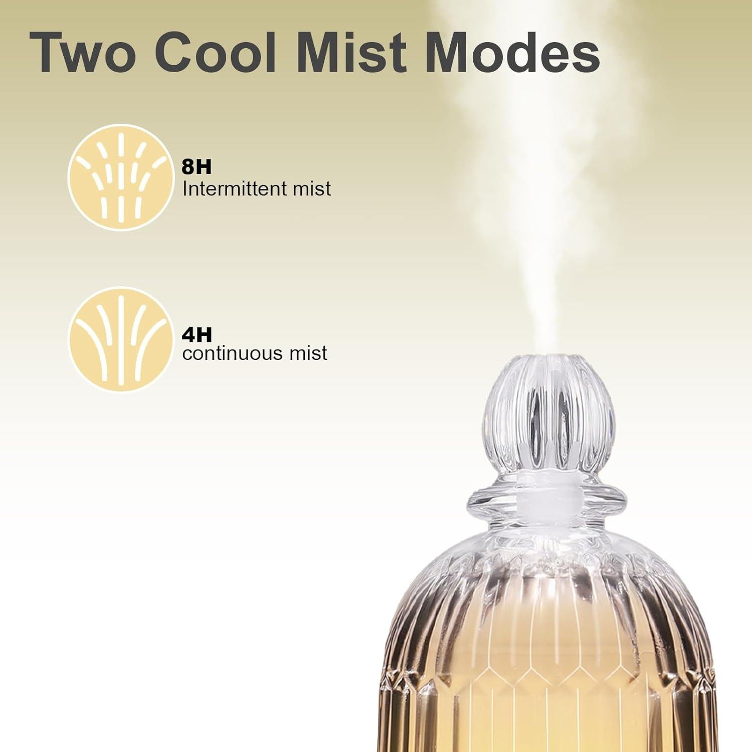 Difusor de Aceite Esencial DOUDING 120ml Ultrasónico Negro