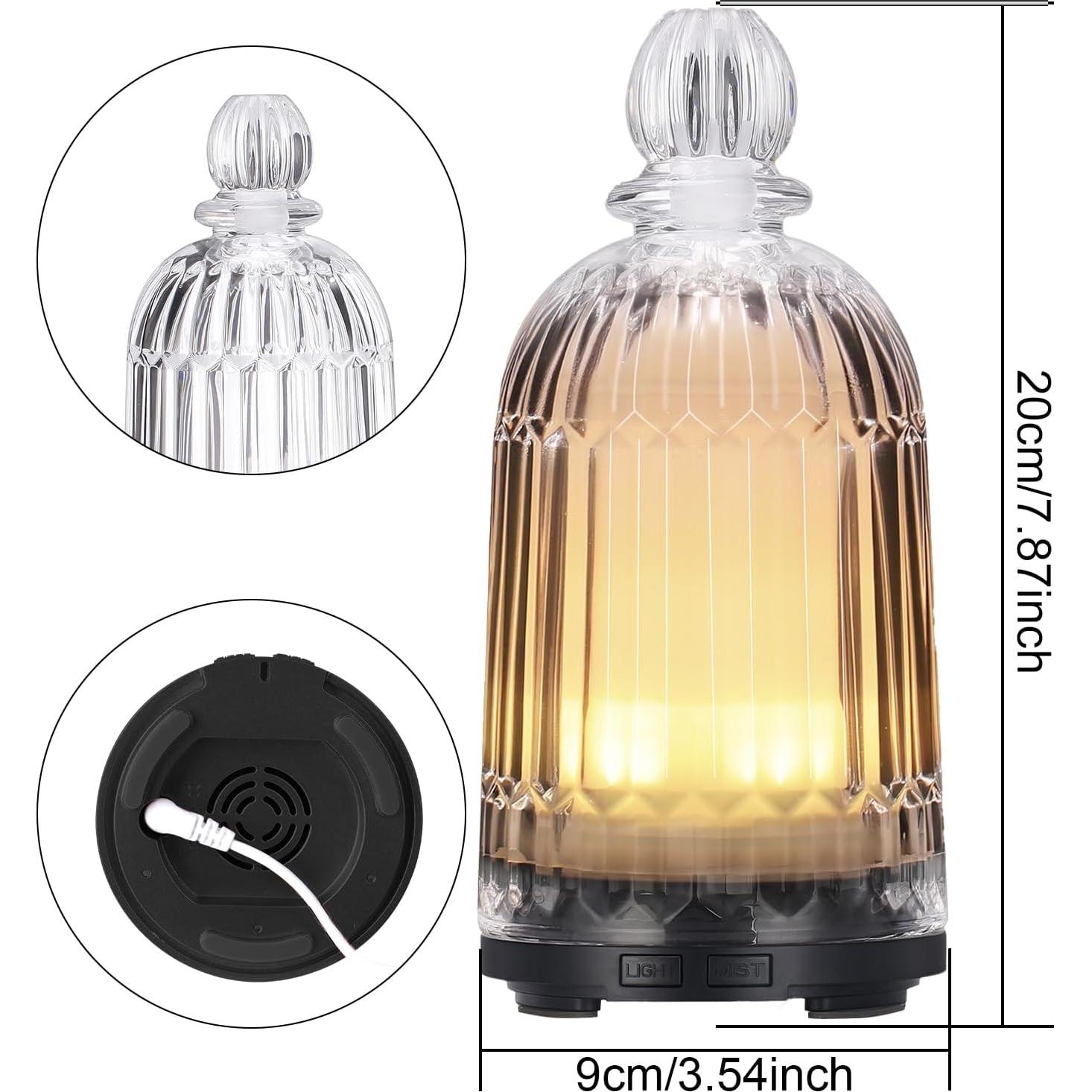 Difusor de Aceite Esencial DOUDING 120ml Ultrasónico Negro