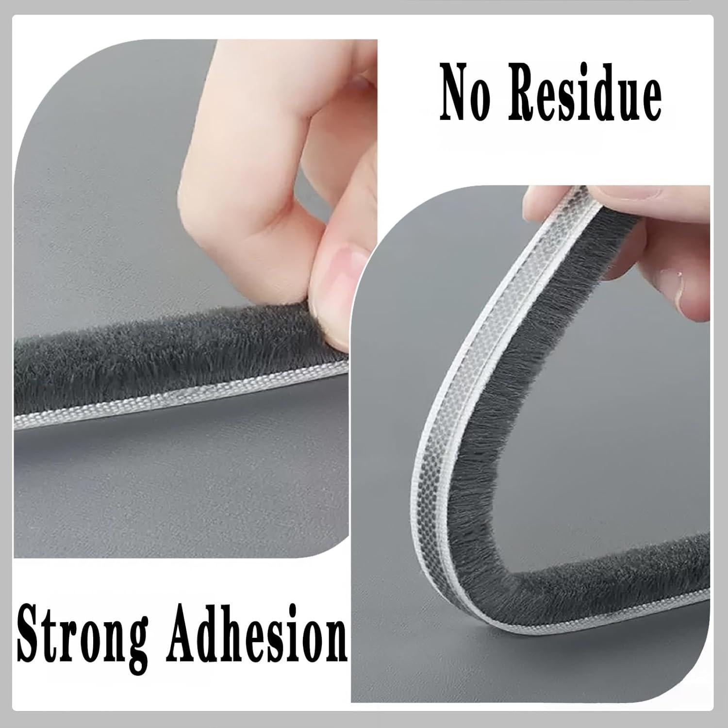 Cepillo de Sellado WEZKYLCG 10.06m Gris Aislante Acústico