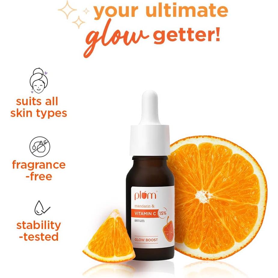 Suero Facial Vitamina C 15% Plum con Mandarina 19.9 ml