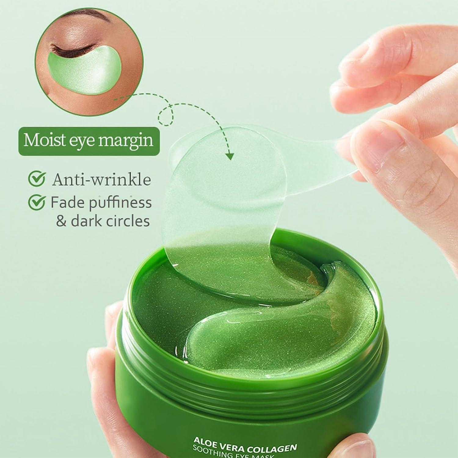 Parche para Ojos Eakroo - 60 PCS Hidratante Colágeno