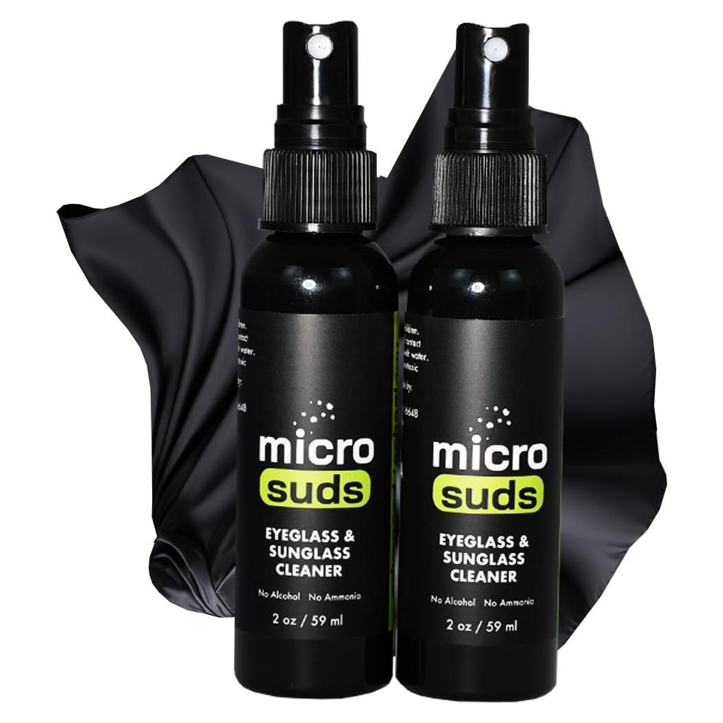 Kit Limpiador de Gafas VERAET - 4 Piezas, 2 Sprays 59ml