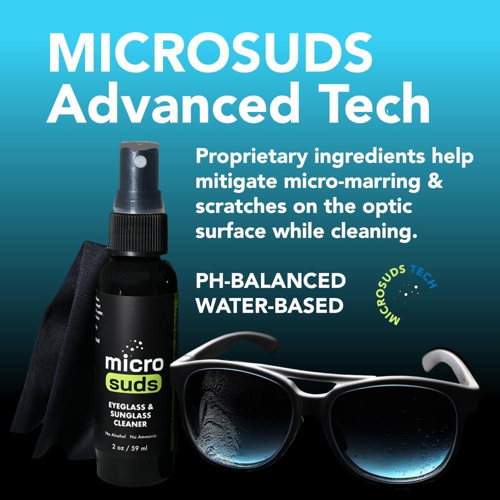 Kit Limpiador de Gafas VERAET - 4 Piezas, 2 Sprays 59ml