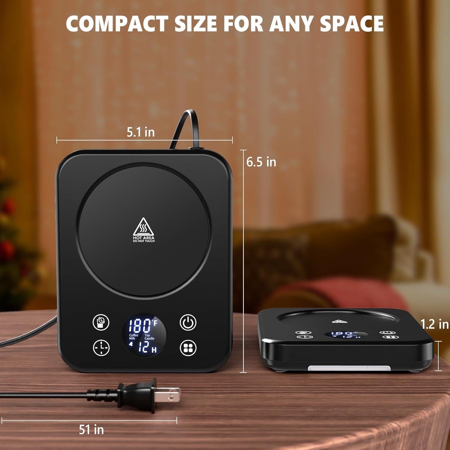 Calentador de Tazas Eléctrico Foshan ST-222 con Temporizador y 9 Temperaturas