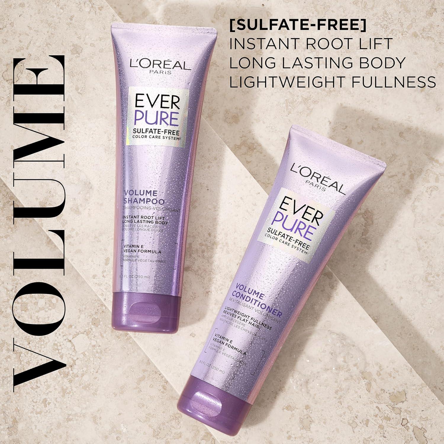 Champú y Acondicionador L'Oreal Paris EverPure Sin Sulfatos 250 ml