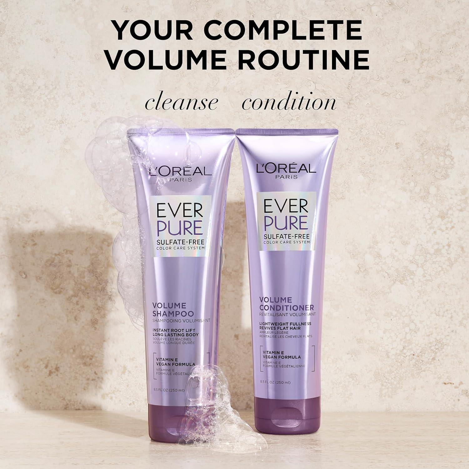 Champú y Acondicionador L'Oreal Paris EverPure Sin Sulfatos 250 ml