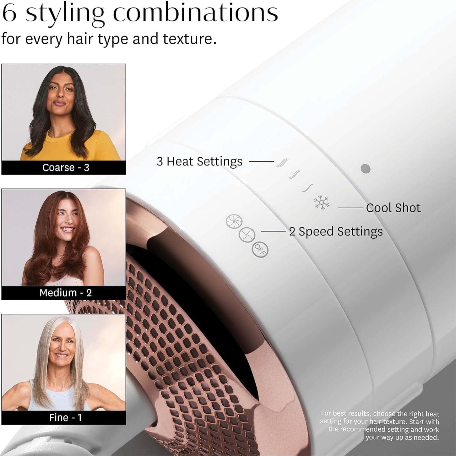 Secador y Cepillo T3 AireBrush Ovalado Rosa Satinado