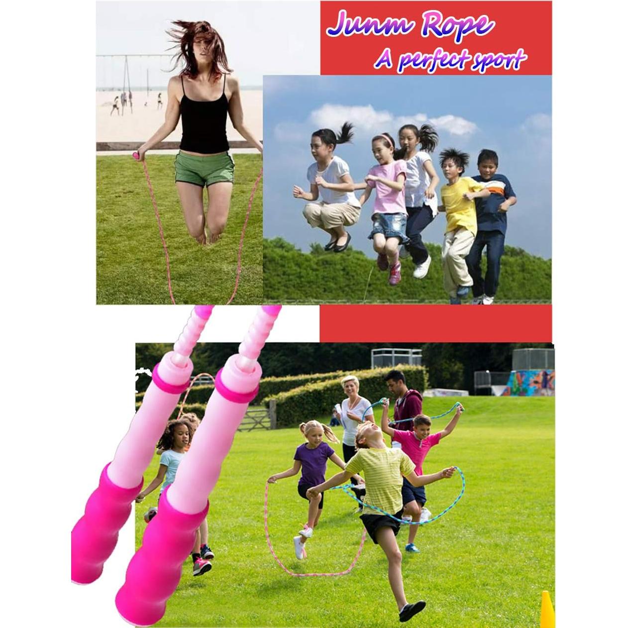 Cuerda de Saltar Ajustable SIERLIKY para Niños y Adultos