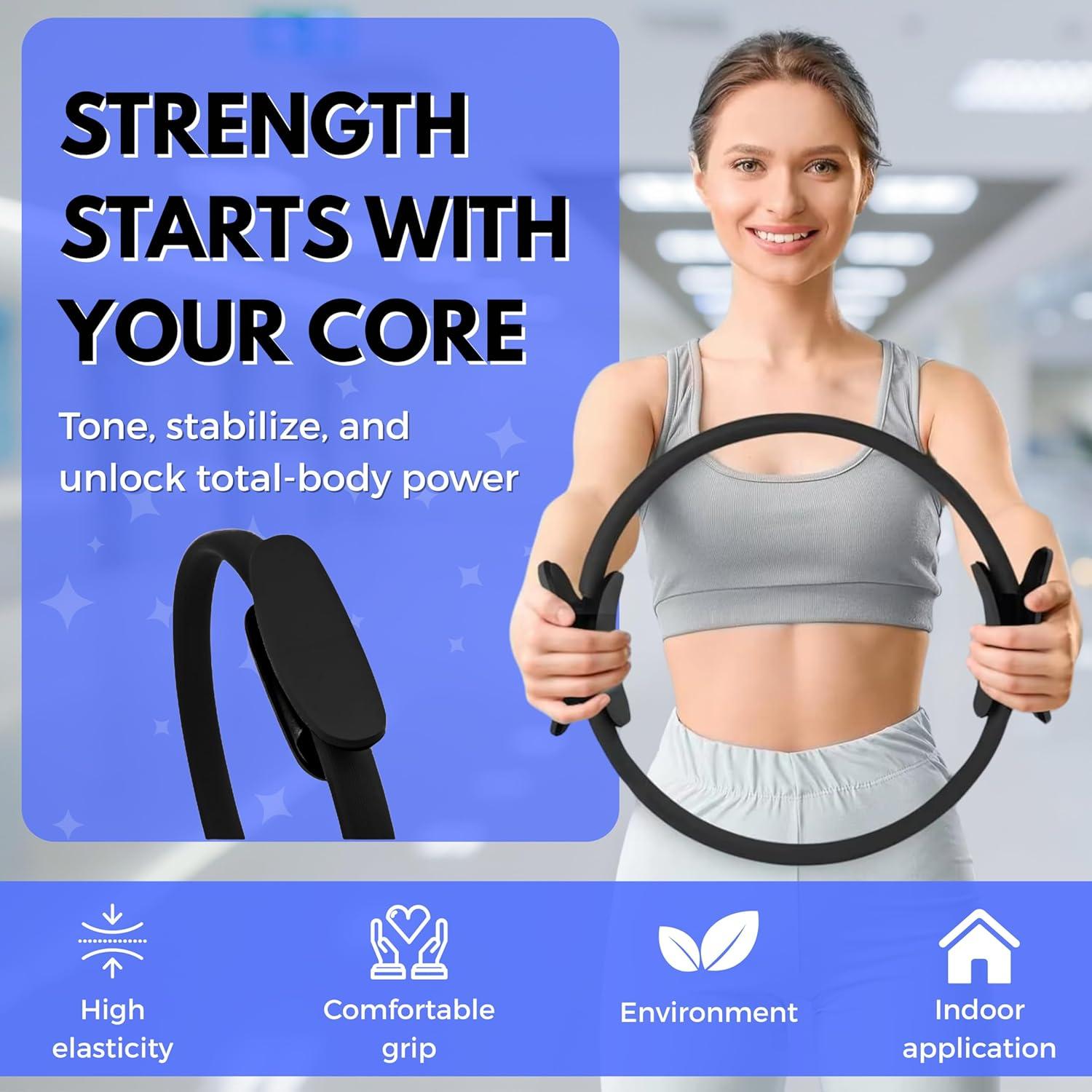 Anillo de Pilates AFK Direct 38 cm, Círculo Mágico Fitness