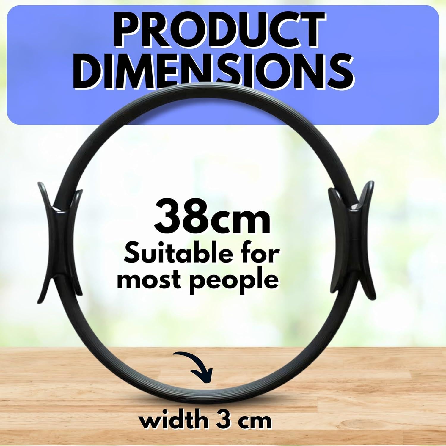 Anillo de Pilates AFK Direct 38 cm, Círculo Mágico Fitness