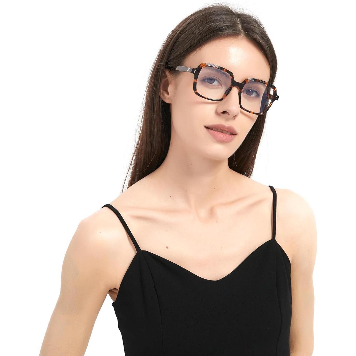 Gafas de Bloqueo de Luz Azul JFXQDR RF6215 Verde Albahaca