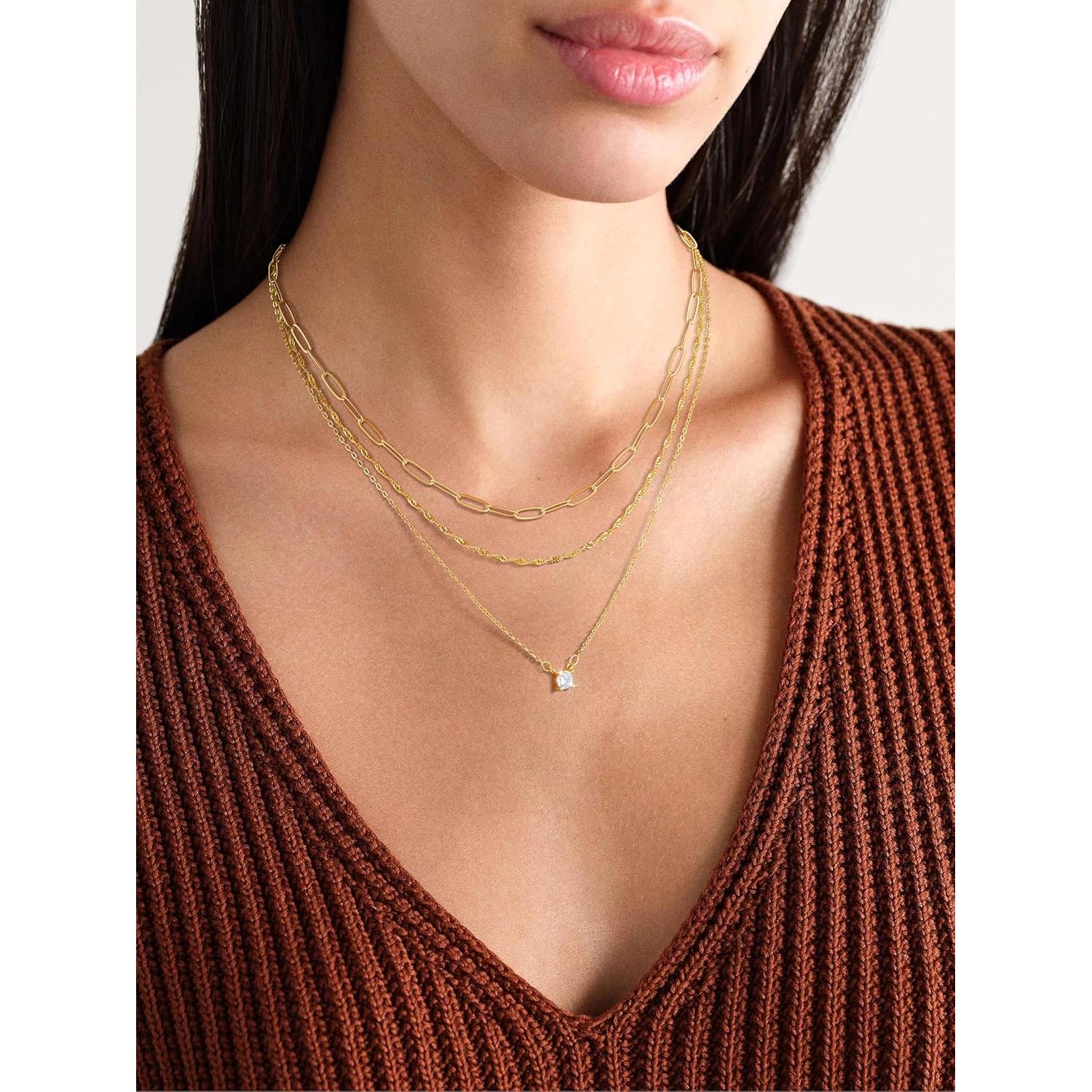 Collar Capa Dorado Bouzilli para Mujeres - Joyería Minimalista