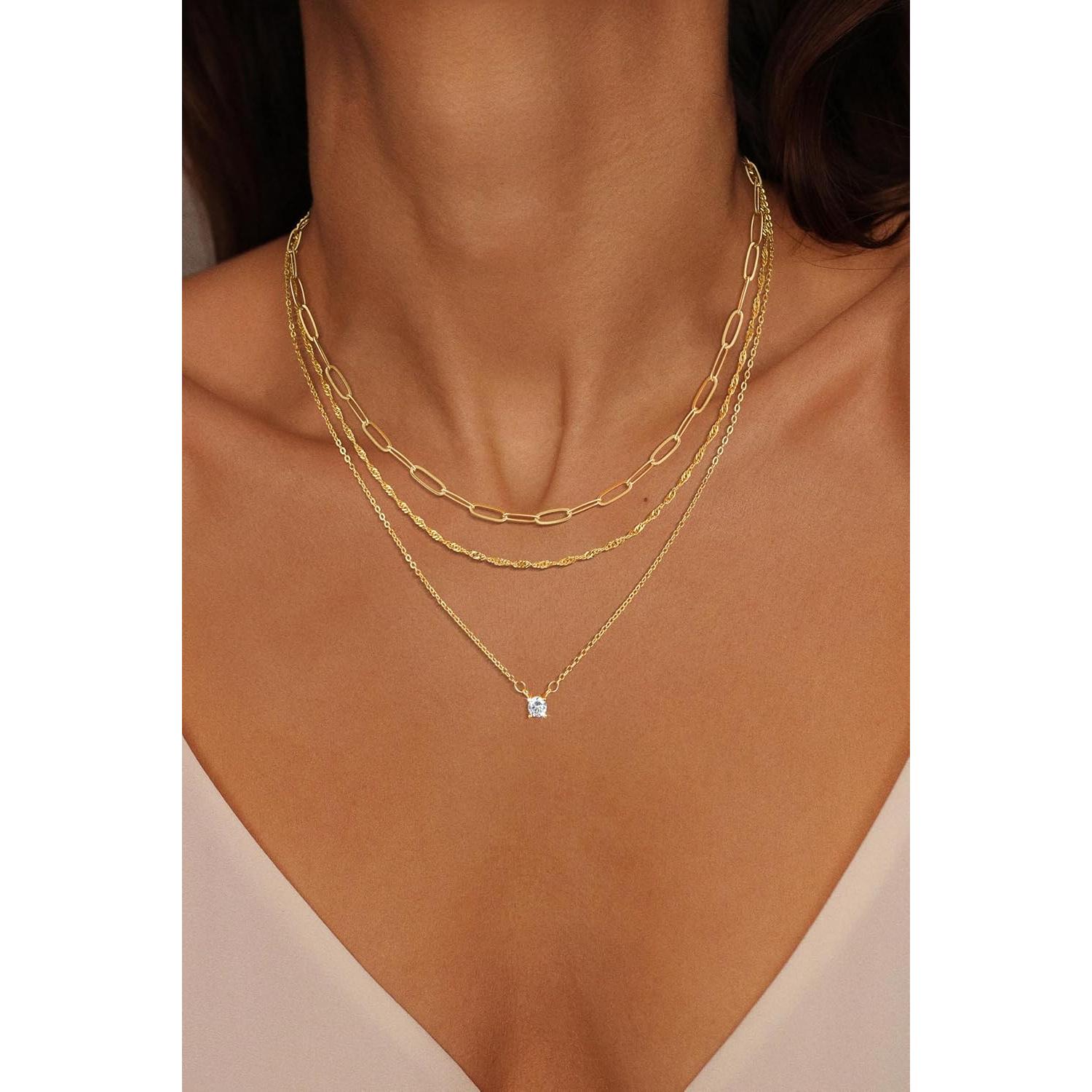 Collar Capa Dorado Bouzilli para Mujeres - Joyería Minimalista