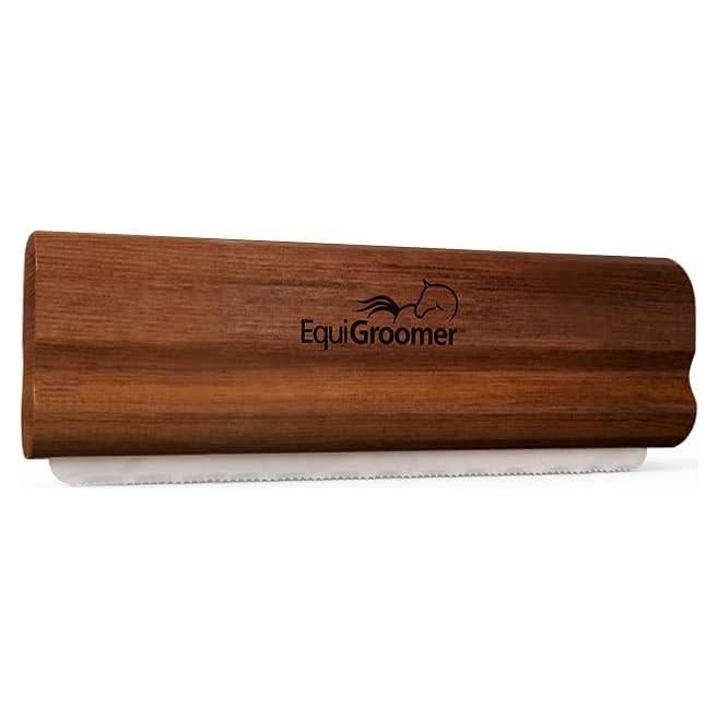 Cepillo Deshedding EquiGroomer para Perros y Gatos - Caoba