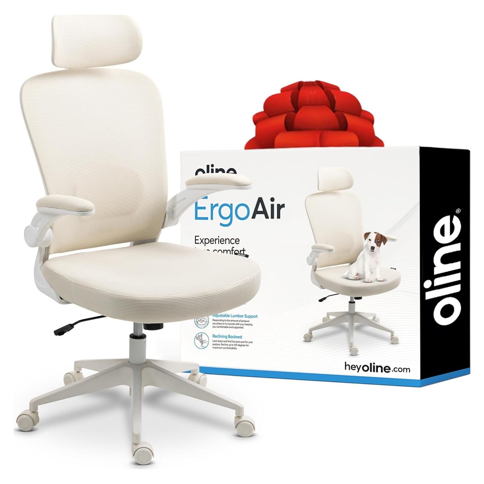 Silla de Oficina Ergonómica Oline ErgoAir - Soporte Lumbar Ajustable