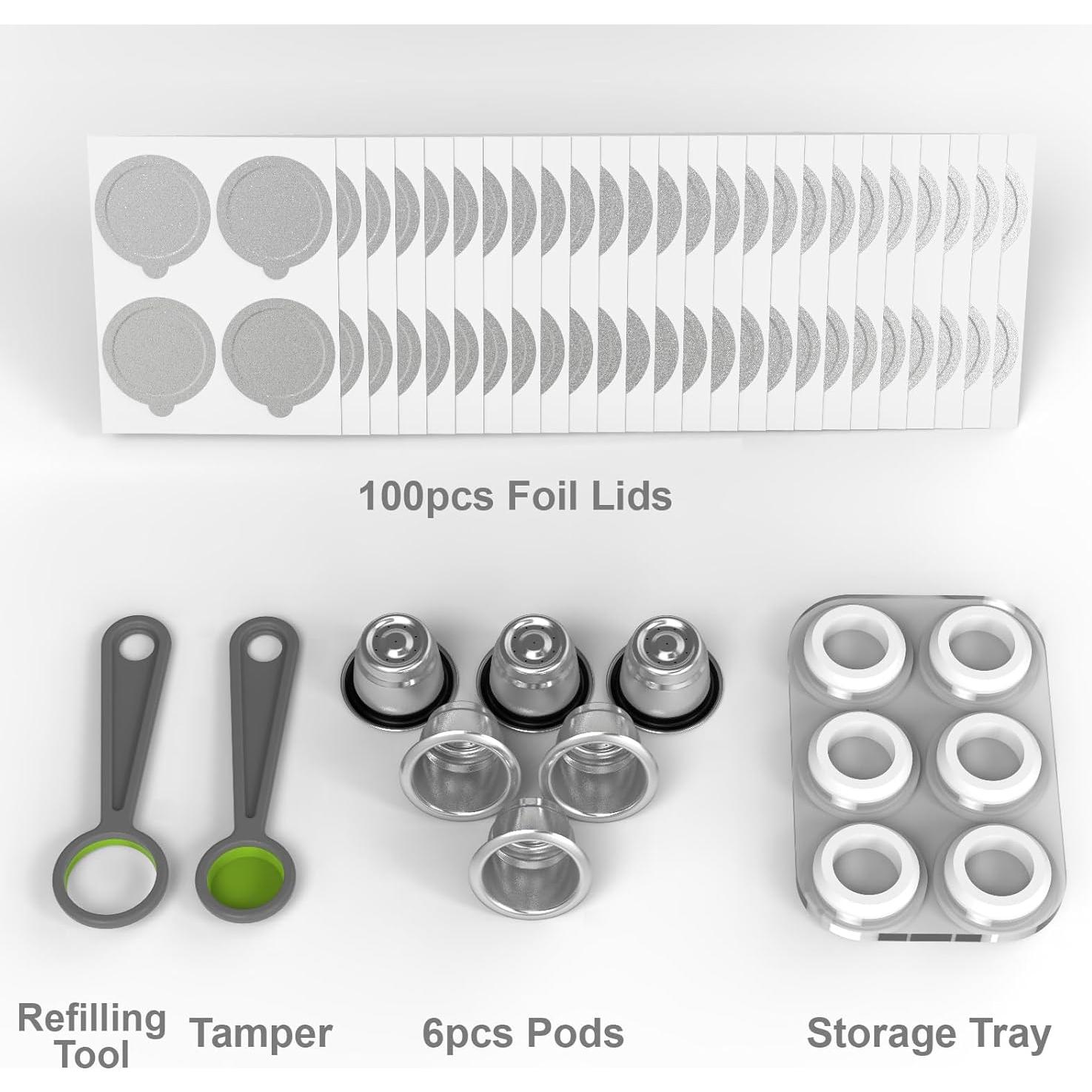 Cápsulas Reutilizables Triplot para Nespresso OriginalLine - 6 Pcs