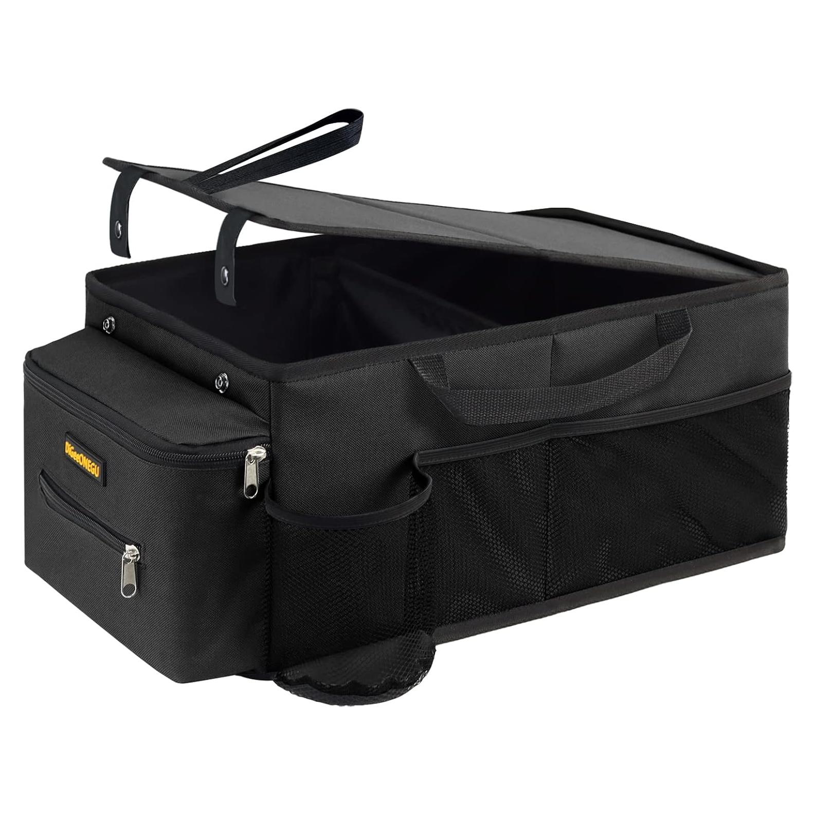 Organizador de Asiento de Coche DiGeeONEGU Plegable 2 Compartimentos