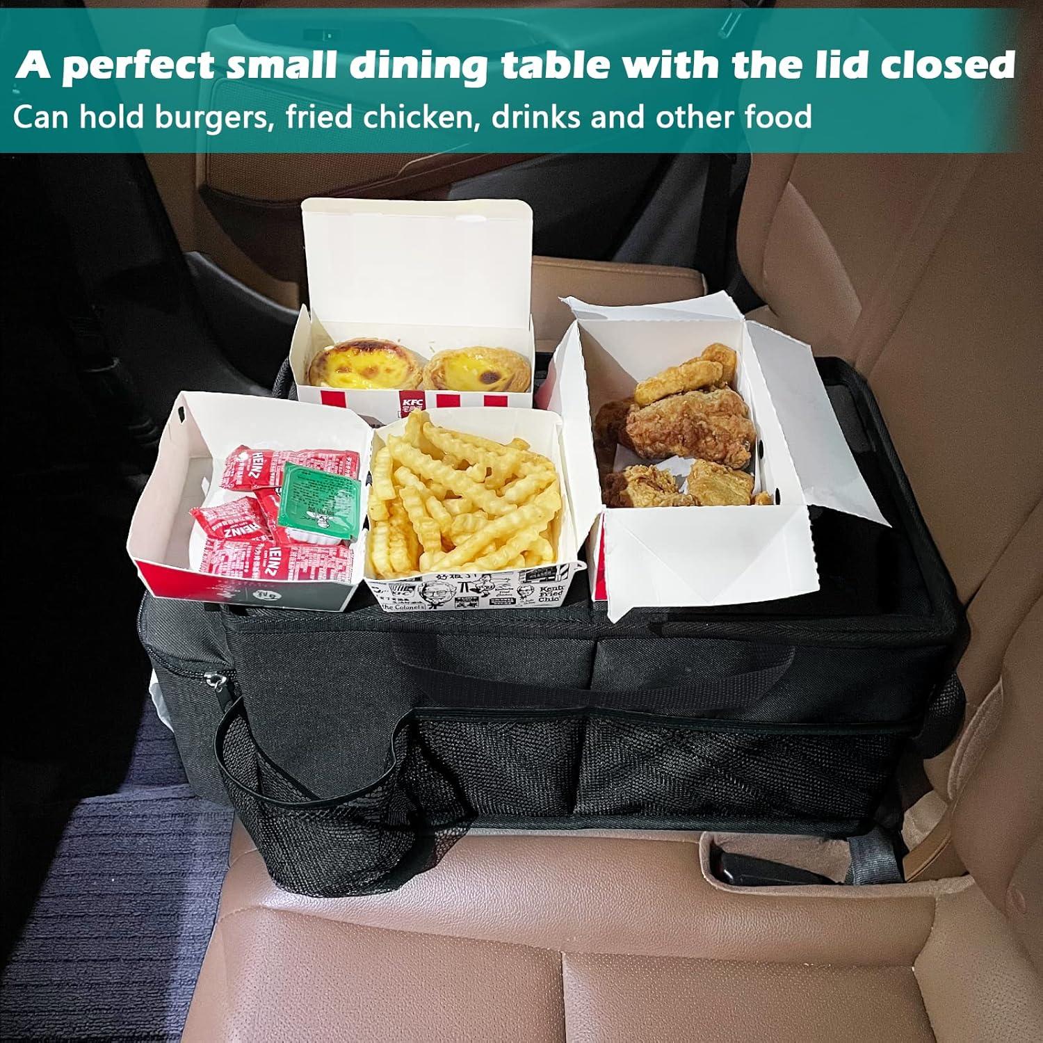 Organizador de Asiento de Coche DiGeeONEGU Plegable 2 Compartimentos