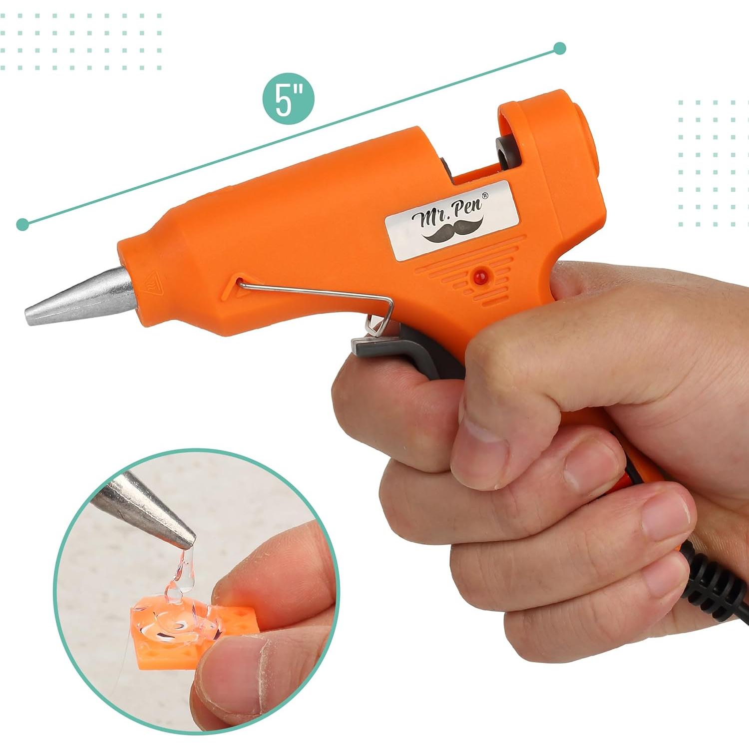 Pistola de Pegamento Caliente Mr. Pen 20W con 10 Palitos 10.16cm