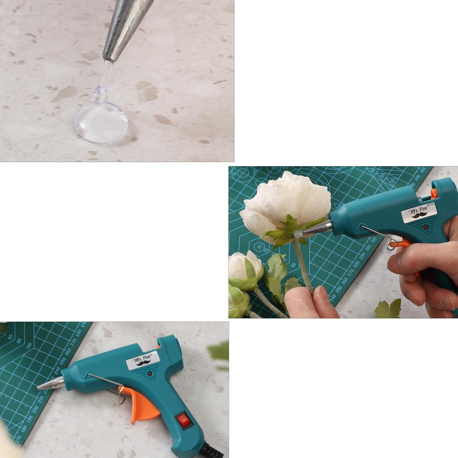 Pistola de Pegamento Caliente Mr. Pen 20W con 10 Palitos